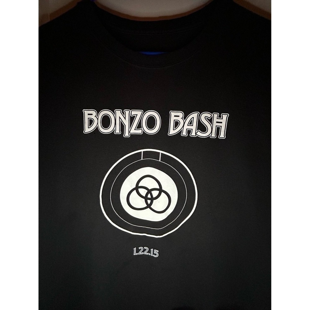 2015 Bonzo Bash Led Zeppelin Band Drummer John Henry Boham Celebration T-Shirt
